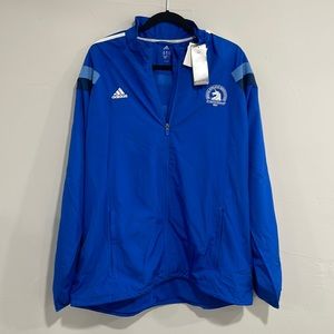NWT Adidas Blue Boston Athletic Association Marathon Jacket Size XL